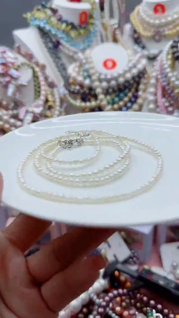 淡水珍珠未镶嵌颈饰1