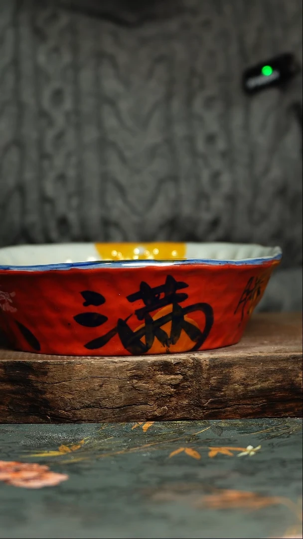 【闪购商品】杯釉下彩手工手绘同款陶器