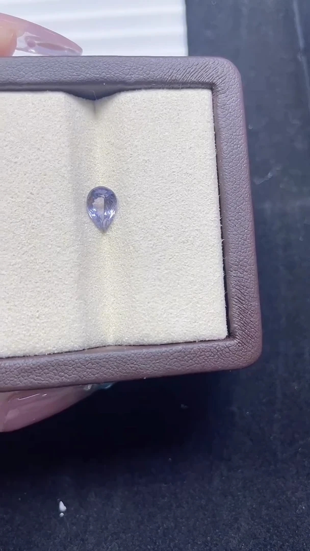 裸石蓝宝石无烧紫蓝宝1.05ct
