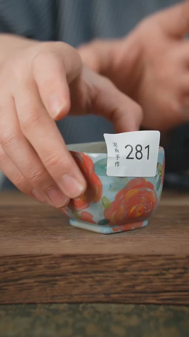 【闪购商品】杯子泥垚手作 景德镇手工手绘器物281
