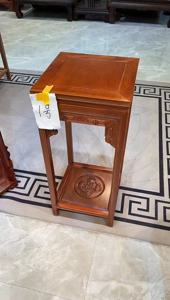 【闪购商品】花梨木类成套家具福字花架35*35*80