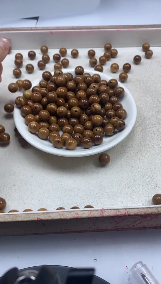 【闪购商品】檀香木散珠w988库克10mm*5颗