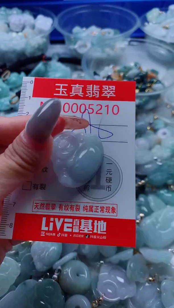 吊坠(不含链)未镶嵌翡翠5210