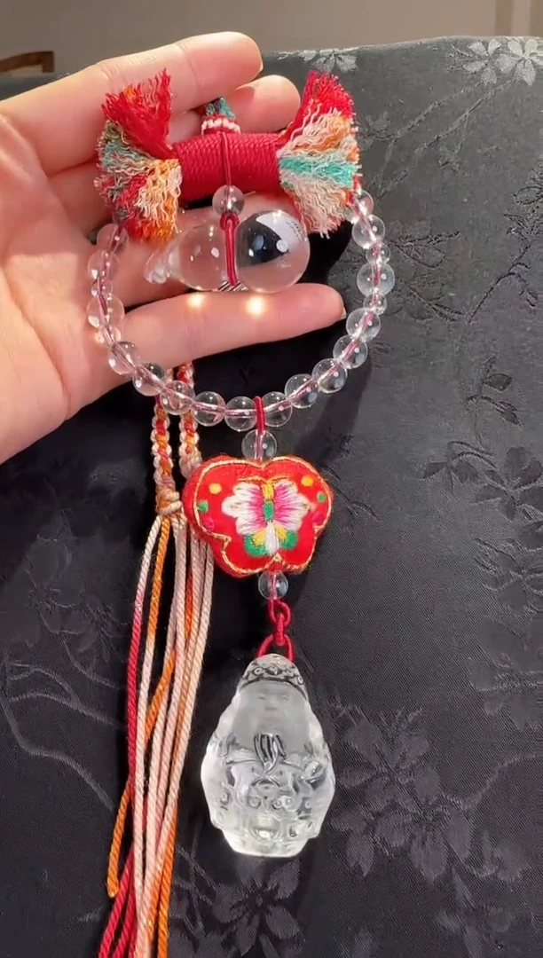 未镶嵌手绳水晶财神款