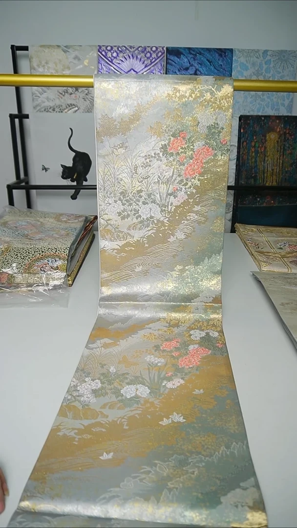 织绣织锦59花卉。