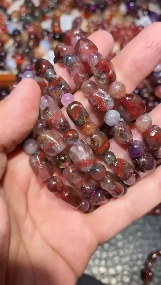 未镶嵌手链水晶极光单圈手链（多样性发其一）