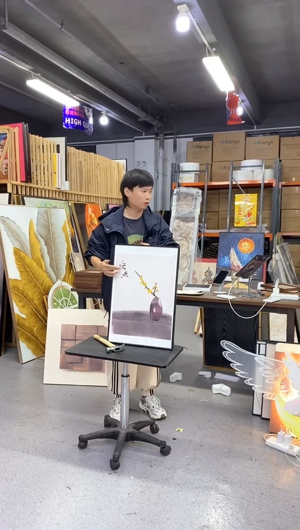竖款4060砂岩装饰画