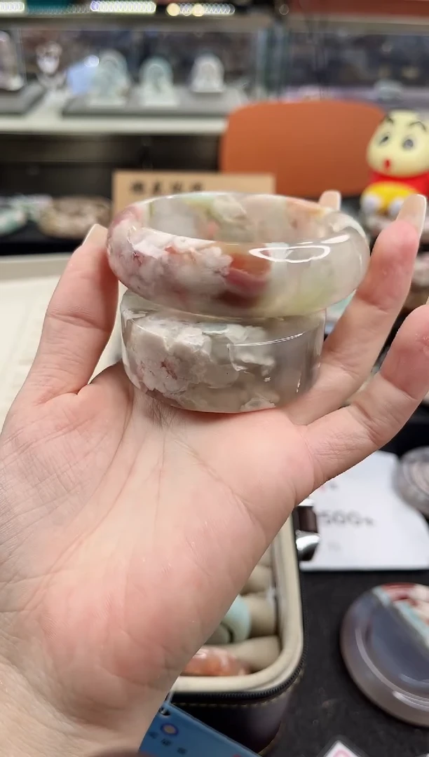 未镶嵌手镯石英质玉尘*丷圈口（赠品镯心）