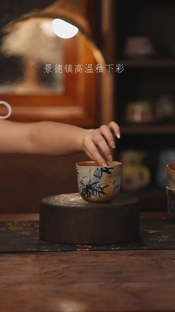 陶瓷景德镇高温釉下手绘陶瓷188
