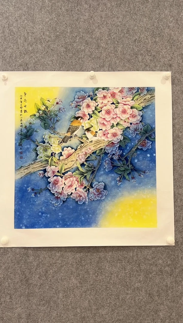 国画王辉-4平尺-花鸟国画
