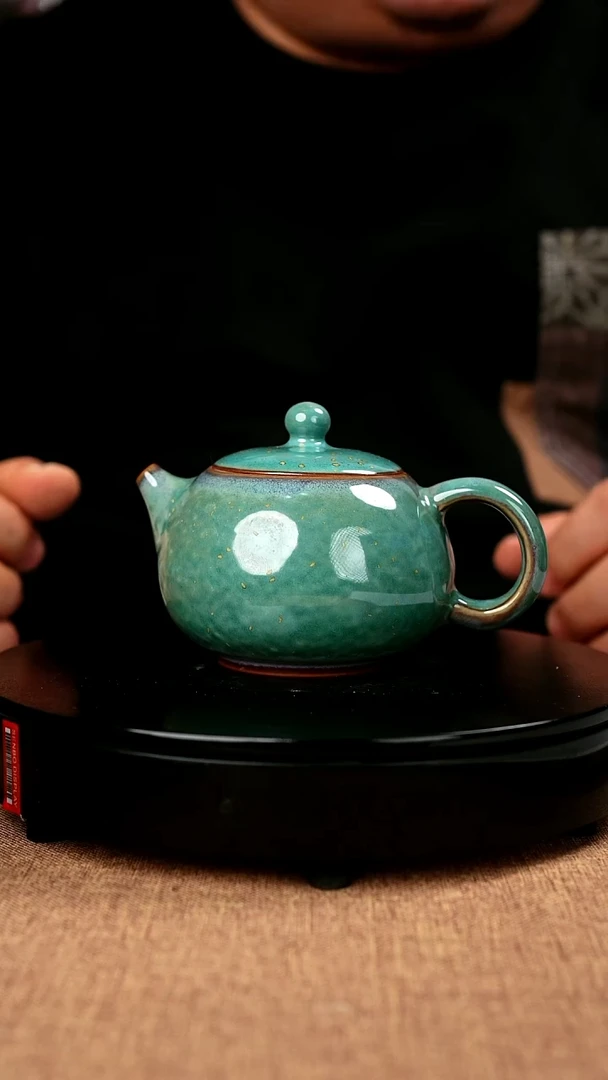 【闪购商品】573#一级品原矿钧瓷炉钧釉西施壶