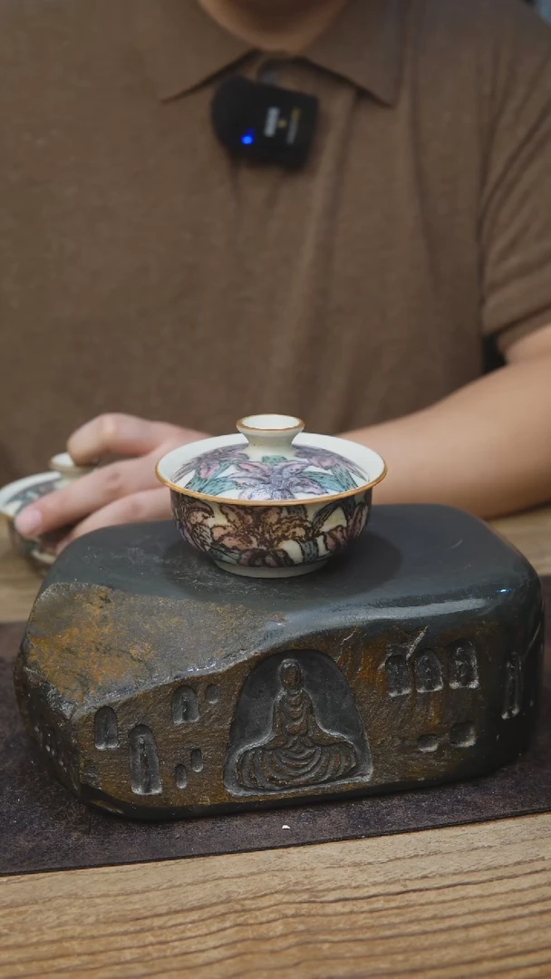 甘石陶艺青花手绘094