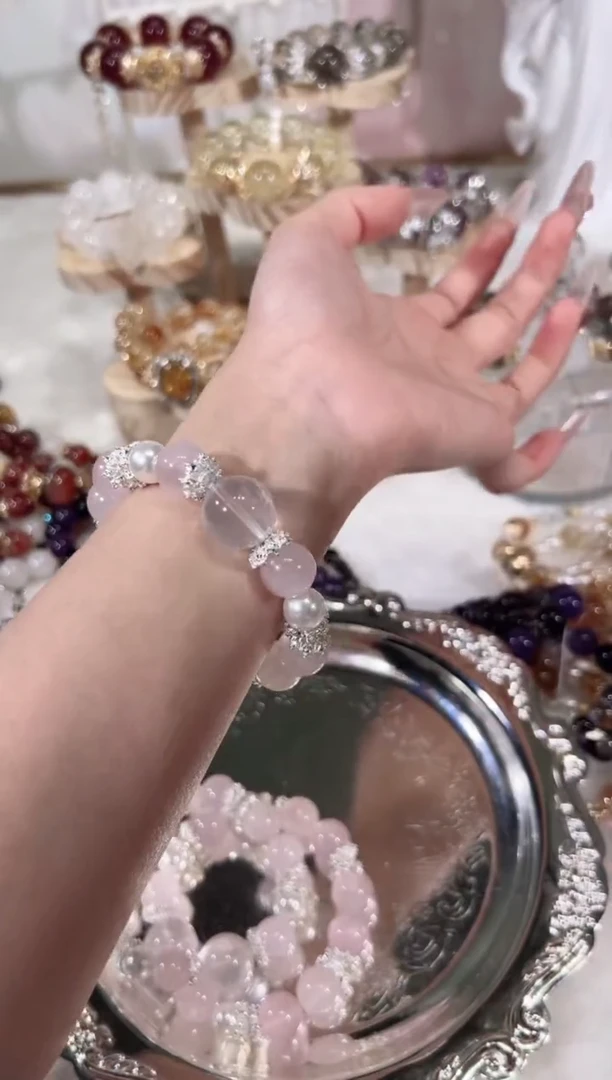 【闪购商品】水晶手链未镶嵌天然水晶默认微瑕 多样性发货发其一