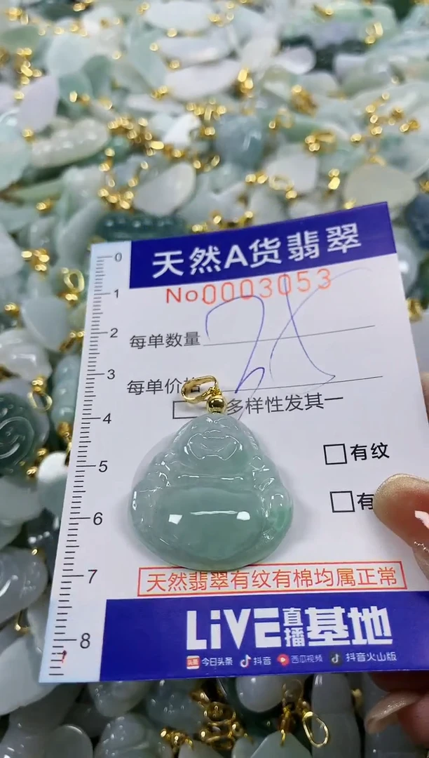 颈饰未镶嵌翡翠天然A货翡翠
