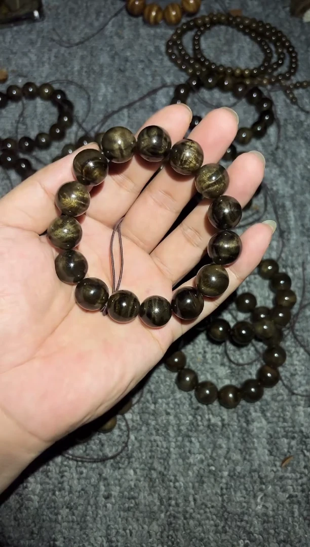 手串/手链金丝楠阴沉金丝楠1.5碳化款68