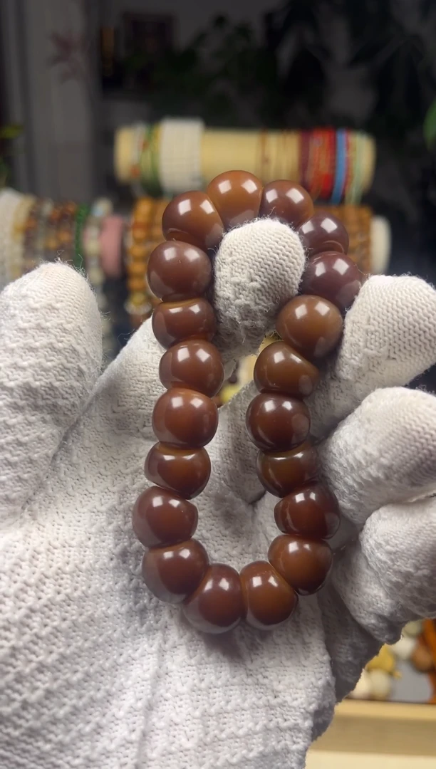 吊坠菩提根/象牙果菩提咖色大肠