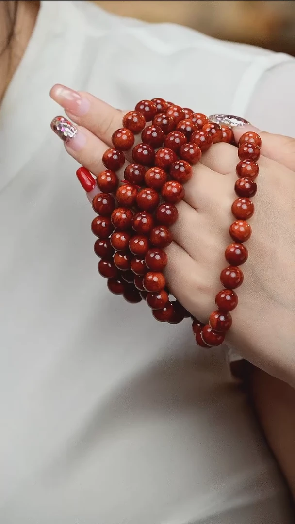 未镶嵌多圈手串南红玛瑙X-