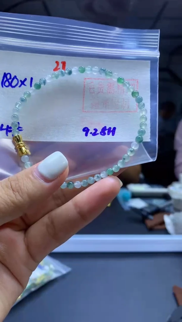 未镶嵌定制翡翠手串#180元-毛货需精细抛光