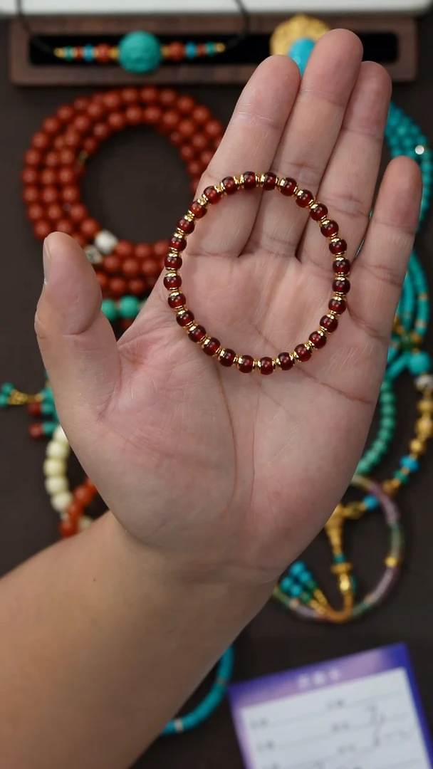 裸石血珀未镶嵌凝*血珀手串