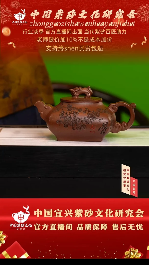 茶壶紫砂宁**远127号蒋 大红袍 cc左右