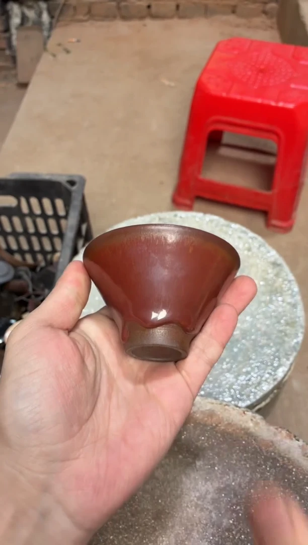 茶盏真柴烧建盏换点柴火