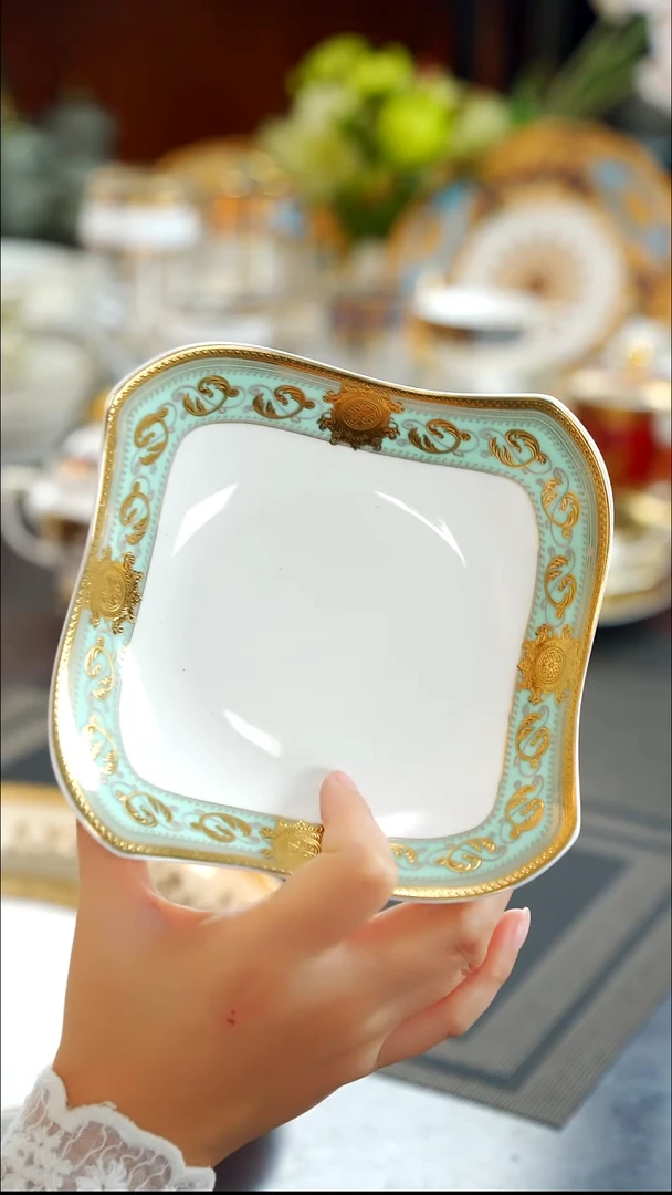 瓷片沙拉碗  2个