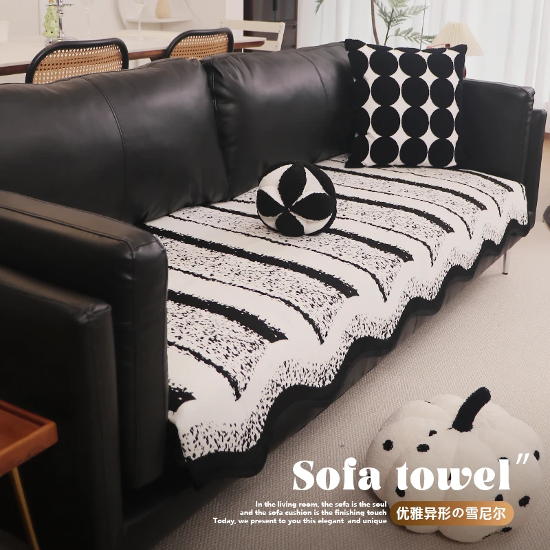 洱峰轻奢高级感皮沙发垫2025新款四季通用异形直排沙发坐垫防滑