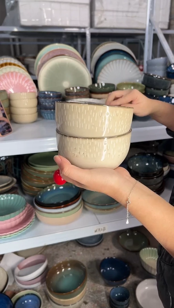 陶瓷外贸尾货瑕疵满20包邮重瑕特价孤品清仓X2米饭碗