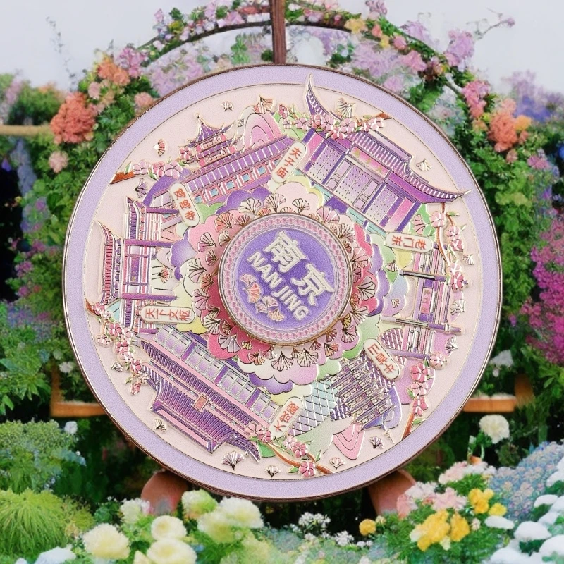 秦淮礼物南京记忆旋转冰箱贴