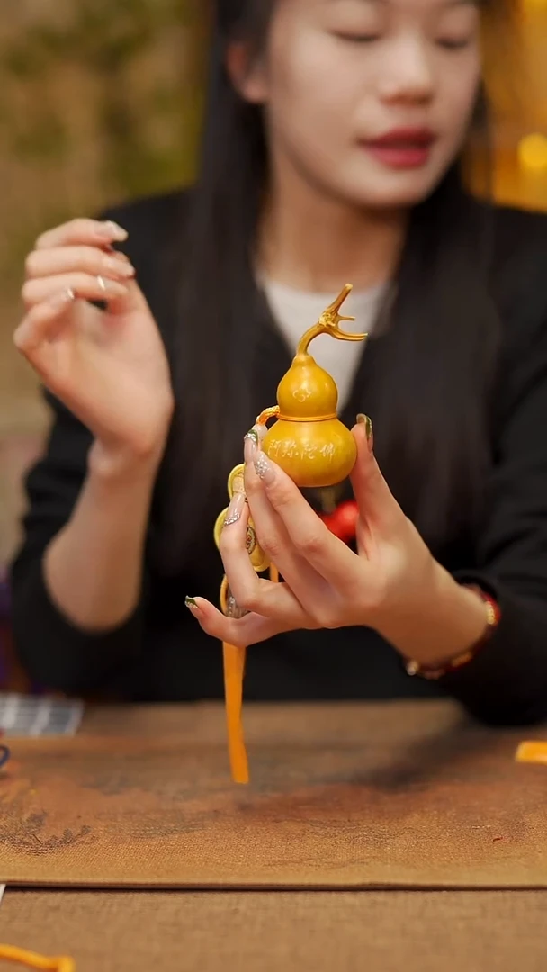 【闪购商品】685宴禾堂天然漆艺小葫芦--58