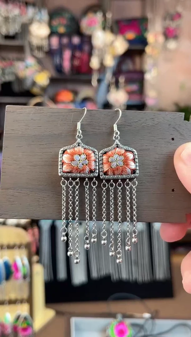 织绣民族风手工非遗老绣饰品416