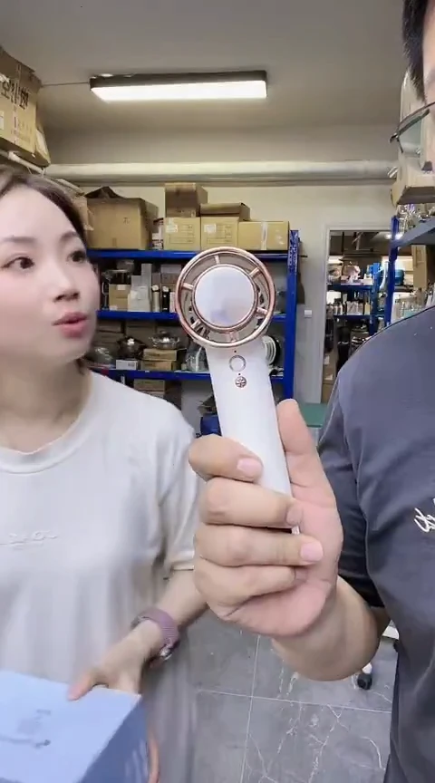 瓷片 进口家用百货手持风扇  白色