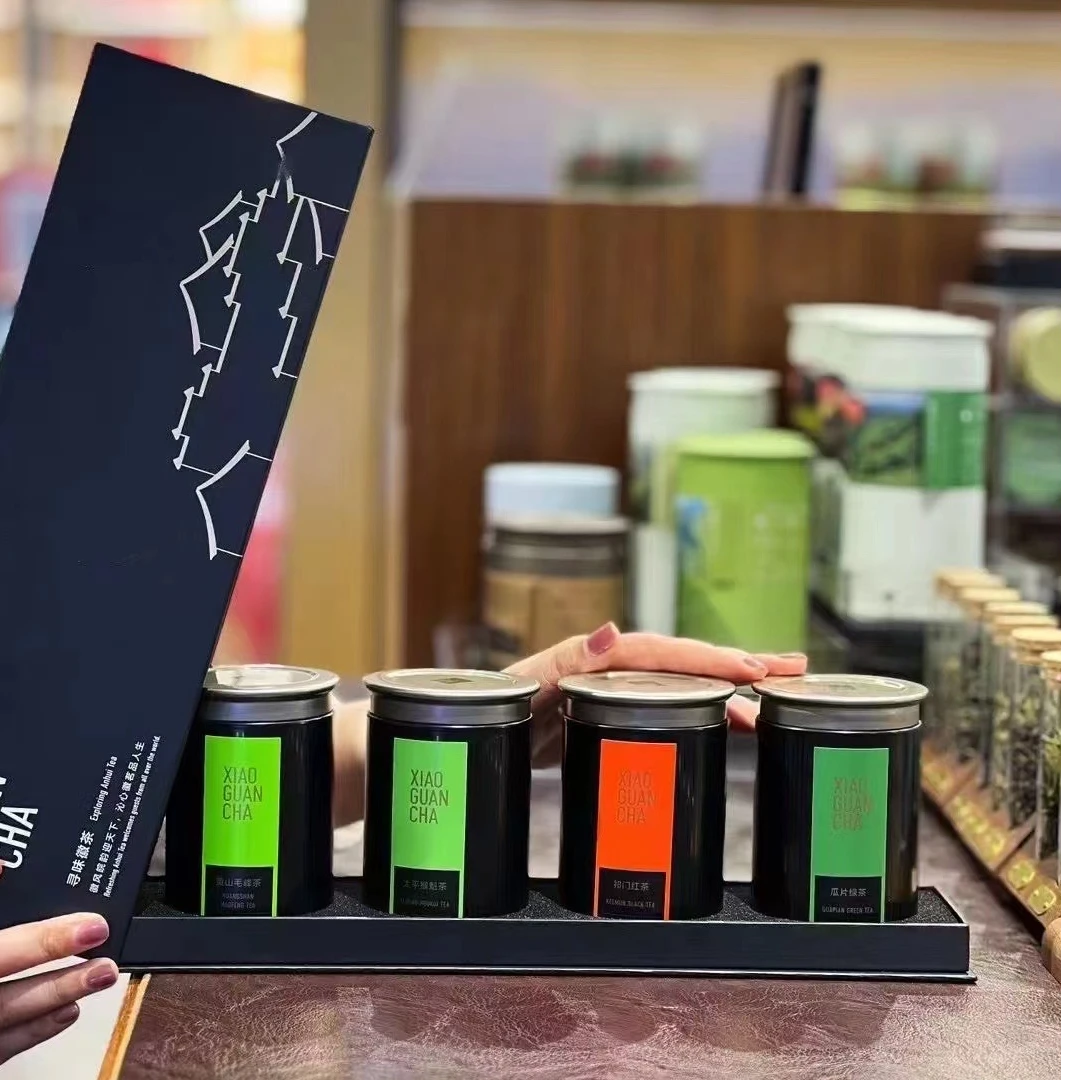 XIAO GUAN CHA/小罐茶小罐茶徽茶四罐装礼盒顺丰包邮