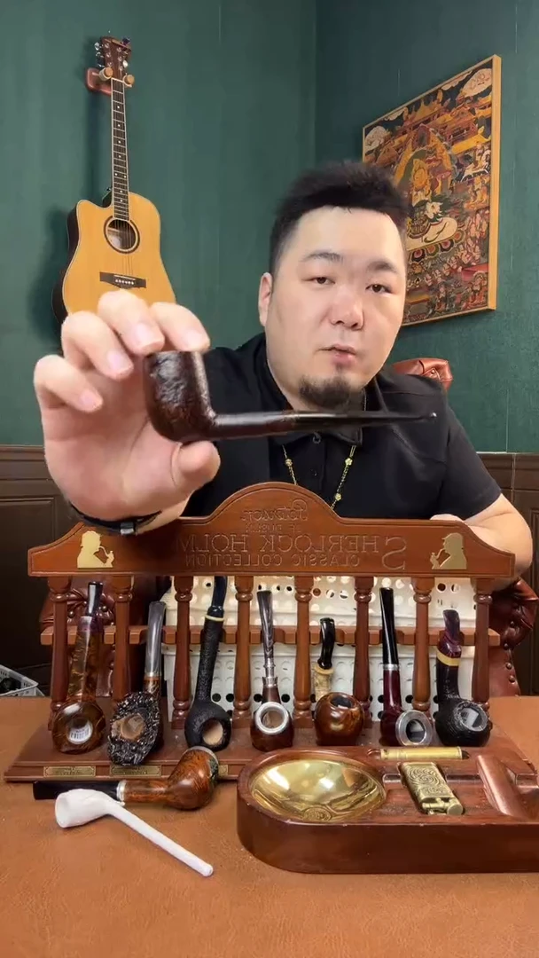 石楠木木雕款意大利进口石楠木烟斗