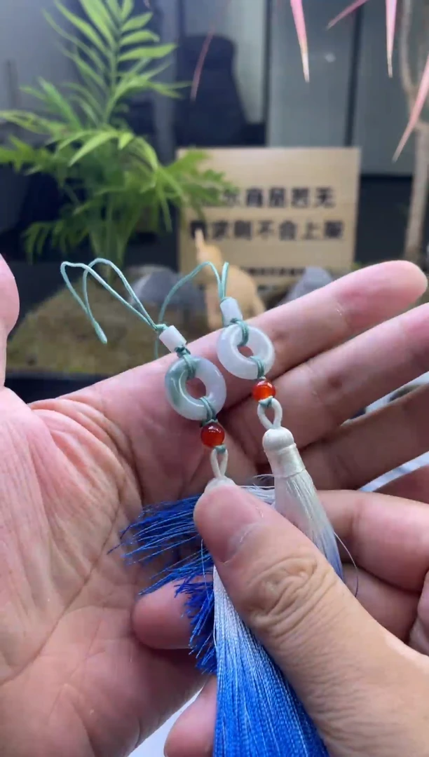 未镶嵌挂件翡翠车挂多样性发1件