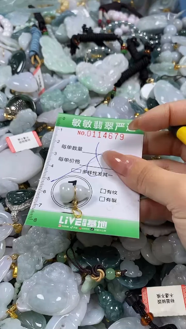 【闪购商品】翡翠颈饰未镶嵌闪购0114679多样性发其一