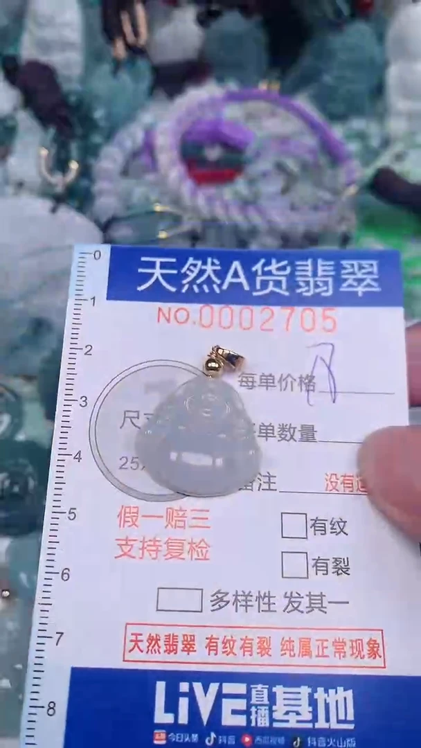 翡翠未镶嵌颈饰...0002705