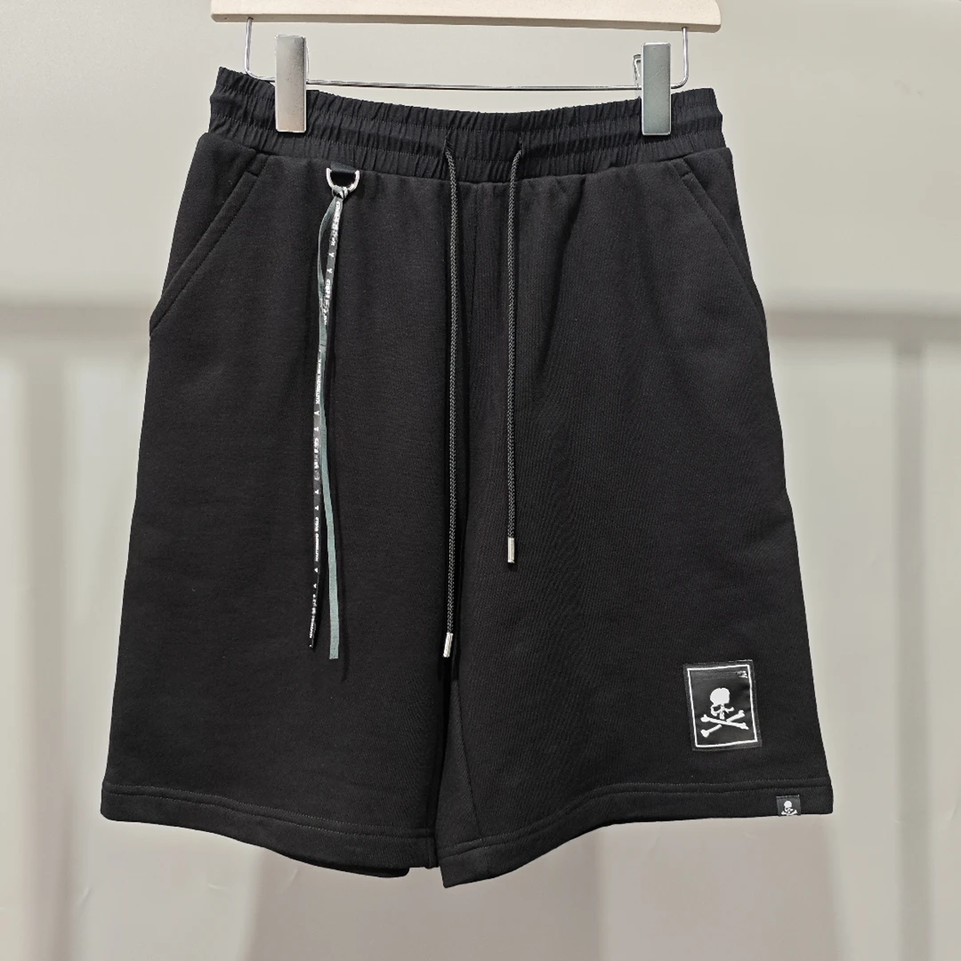 F-6【骷髅头】夏季男款潮流骷髅头黑色百搭休闲短裤 KL001
