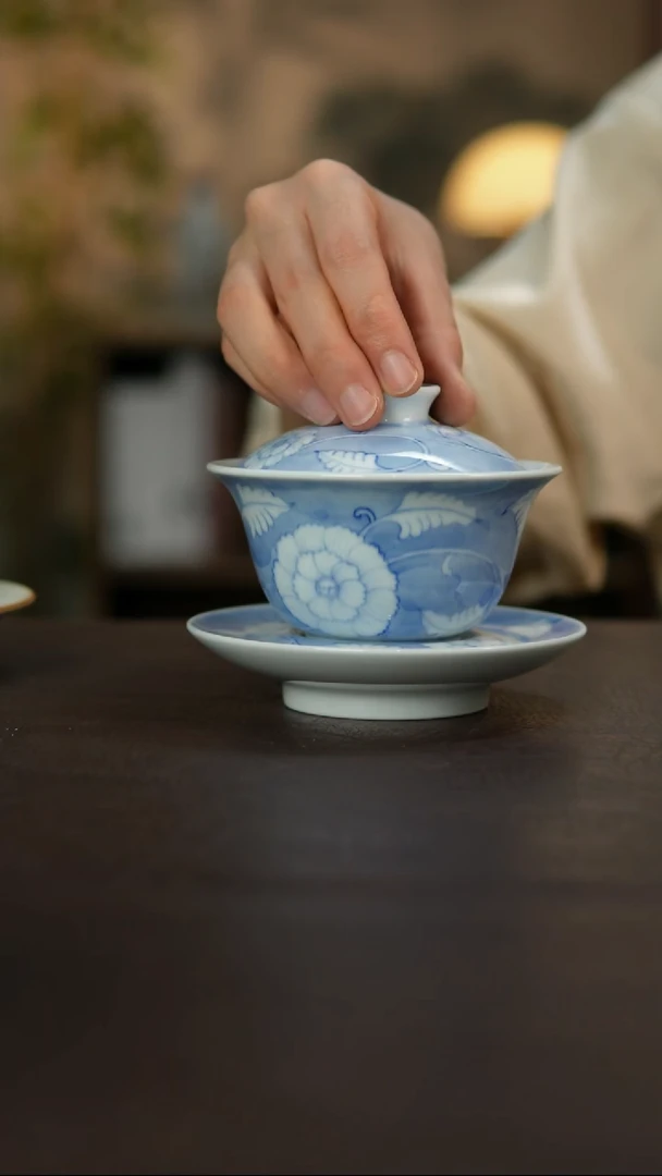 杯景德镇陶瓷杯碗柴烧多人