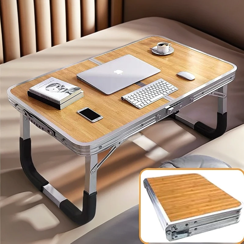 铝合金车载折叠桌床上书桌学生宿舍学习电脑桌简约飘窗便携吃饭桌