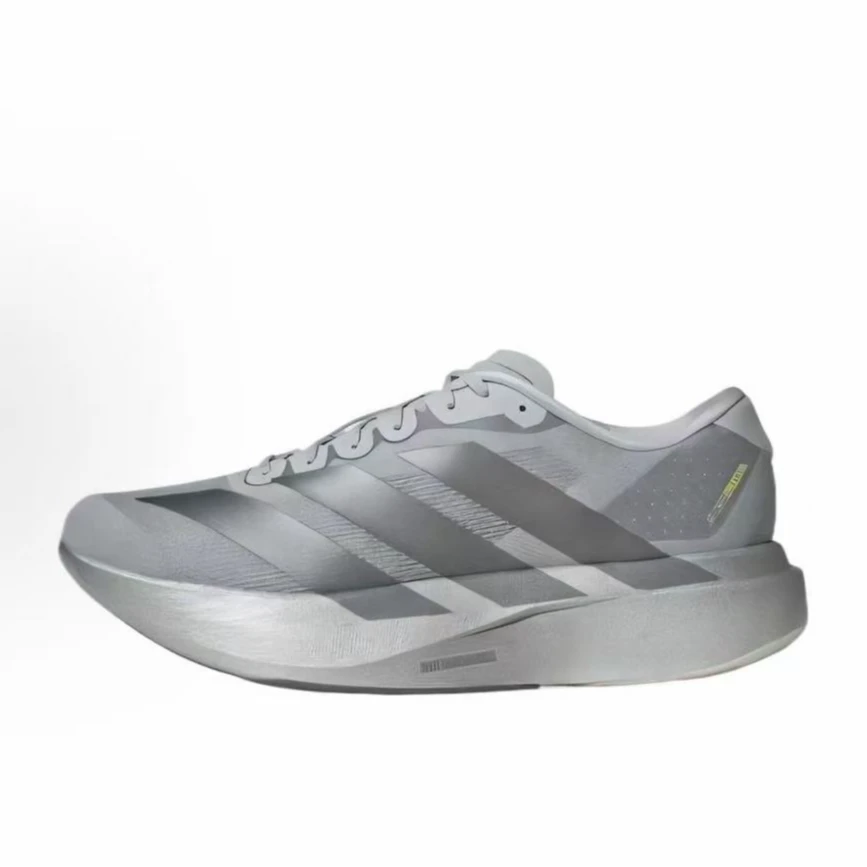 adidas Evo SL M 银灰 软弹轻盈时尚竞训马拉松跑鞋 JR3419