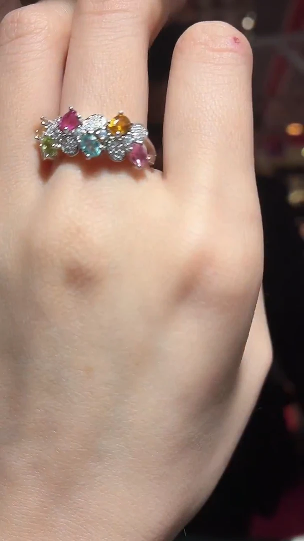 银S925镶嵌其他碧玺（扎德严选）