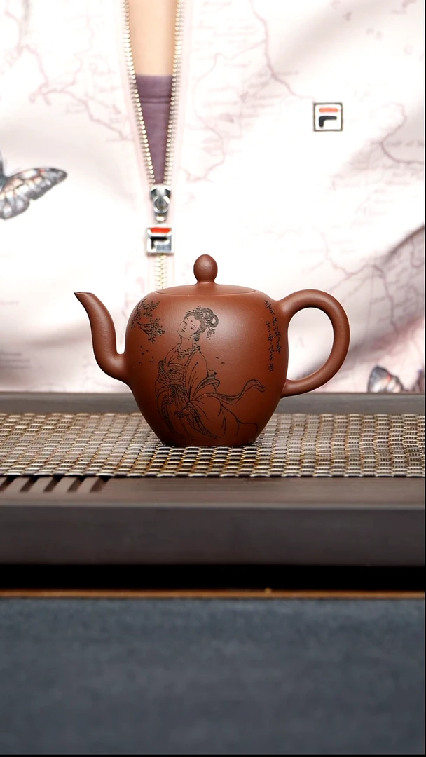 茶壶底槽青美人肩原矿零添加底槽清全手工制作218毫升