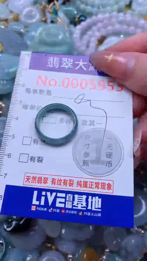 翡翠未镶嵌吊坠(不含链)5953