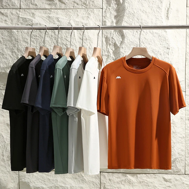 冰凉丝滑！夏季高能感吸汗速干男士运动圆领短袖T恤191