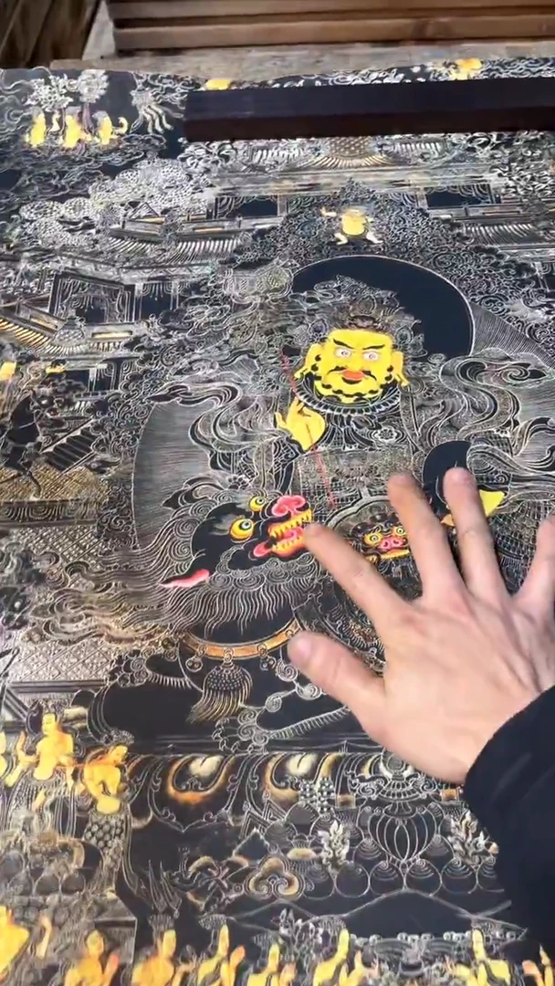 卷轴画卷轴画卷轴画玖忆唐卡TK10