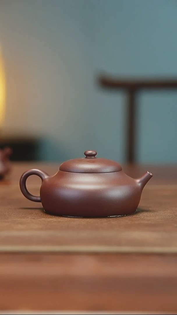 茶壶紫砂半手工静乐150CC