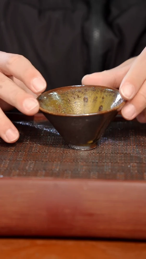 陶瓷奢瓷/瑞寅柴烧茶器（杯子）512微瑕