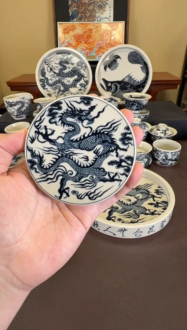 二号釉青云志盖置