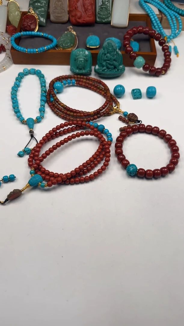 手串星月菩提温*～手串手串